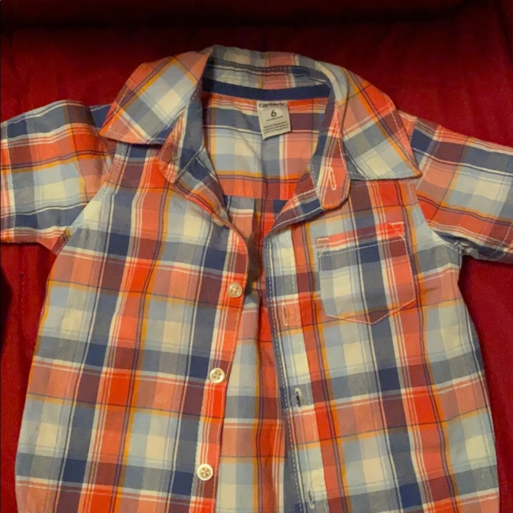 Infant 6 mo Carters button down